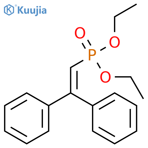 Phosphonic acid, (2,2-diphenylethenyl)-, diethyl ester structure