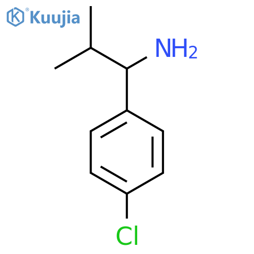 1-(4-Chlorophenyl)-2-methylpropan-1-amine structure