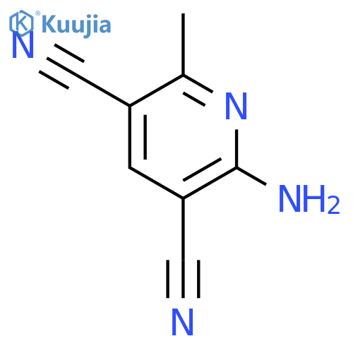 3,5-Pyridinedicarbonitrile,2-amino-6-methyl- structure