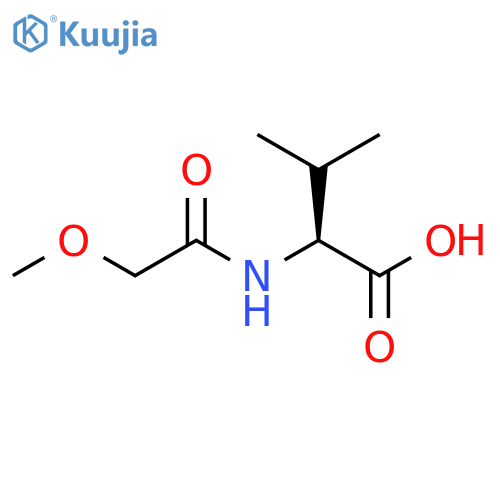 2-(2-methoxyacetamido)-3-methylbutanoic acid structure