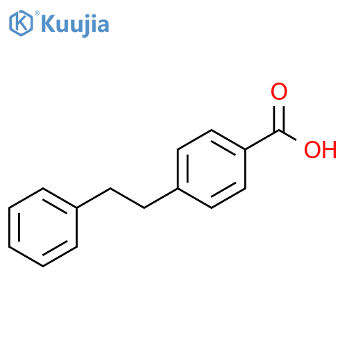4-(2-phenylethyl)benzoic acid structure