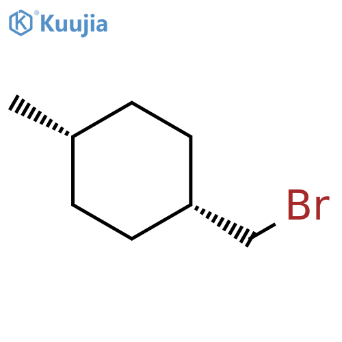 cis-1-(bromomethyl)-4-methyl-cyclohexane structure