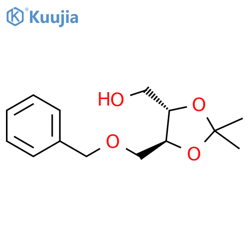1,3-Dioxolane-4-methanol, 2,2-dimethyl-5-[(phenylmethoxy)methyl]-,(4S,5S)- structure