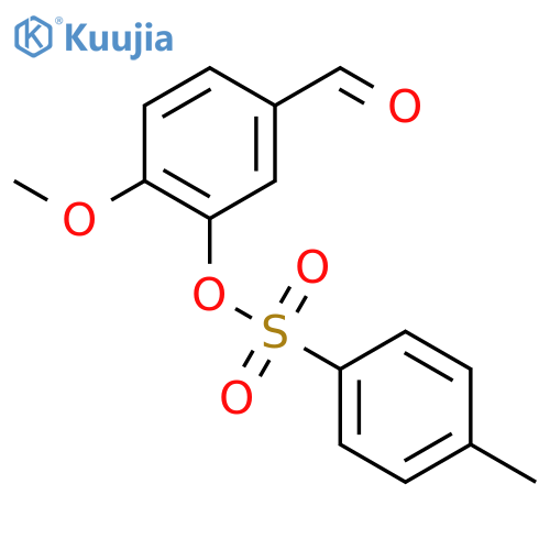 5-formyl-2-methoxyphenyl 4-methylbenzenesulfonate structure