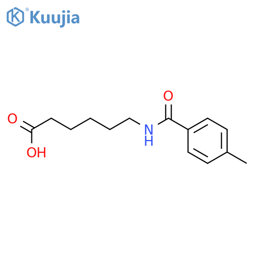 6-(4-Methylbenzoyl)amino-hexanoic Acid structure