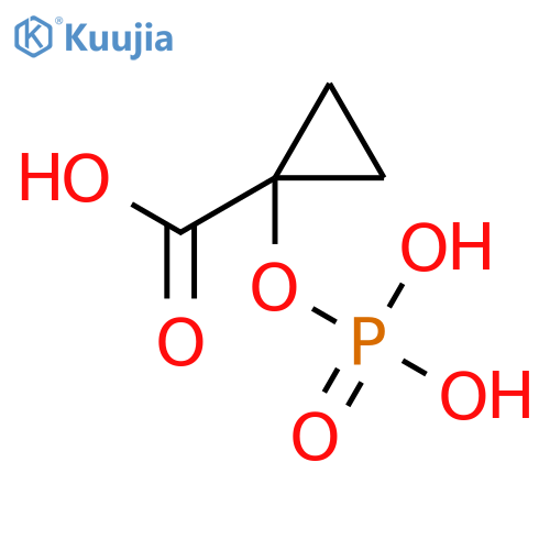 Cyclopropanecarboxylicacid, 1-(phosphonooxy)- structure