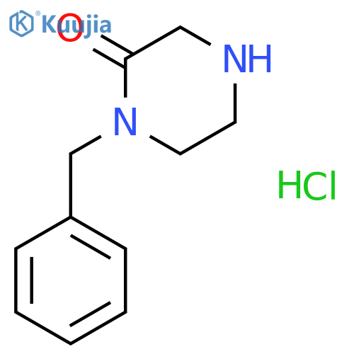 1-Benzyl-2-piperazinone Hydrochloride structure
