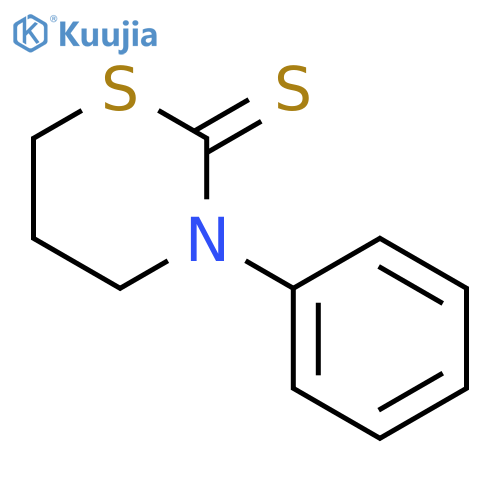 2H-1,3-Thiazine-2-thione,tetrahydro-3-phenyl- structure