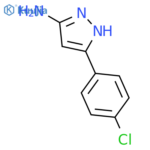 5-(4-Chlorophenyl)-1H-pyrazol-3-amine structure