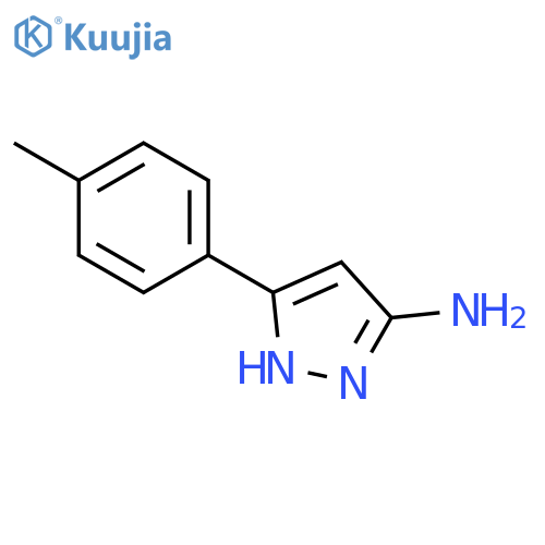 5-(4-methylphenyl)-1H-pyrazol-3-amine structure