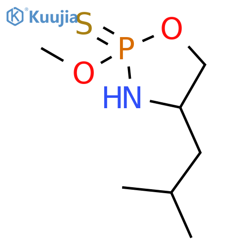 2-methoxy-4-(2-methylpropyl)-1,3,2-oxazaphospholidine 2-sulfide structure