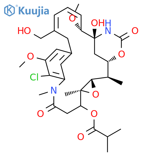 Maytansine, 2-de(acetylmethylamino)-30-hydroxy-2-methyl- structure
