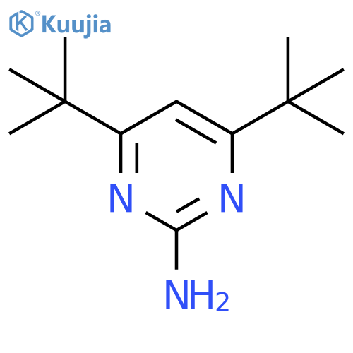 4,6-di-tert-butylpyrimidin-2-amine structure
