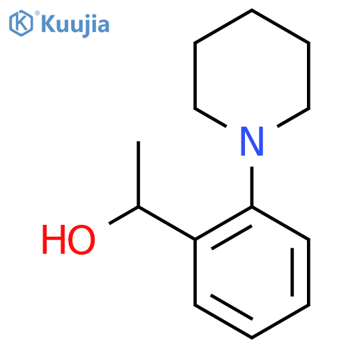 1-[2-(1-Piperidyl)phenyl]ethanol structure