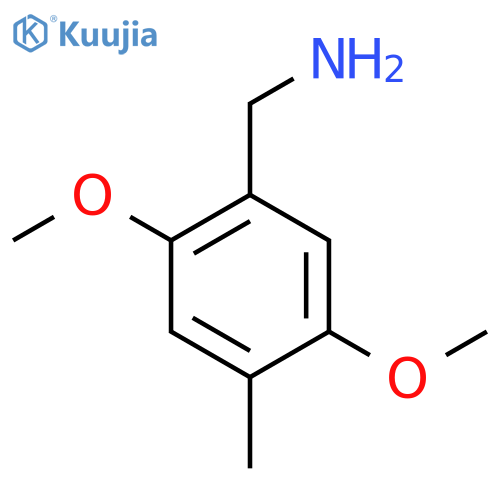 (2,5-Dimethoxy-4-methylphenyl)methanamine structure