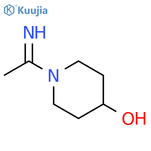 4-Piperidinol,1-(1-iminoethyl)- structure
