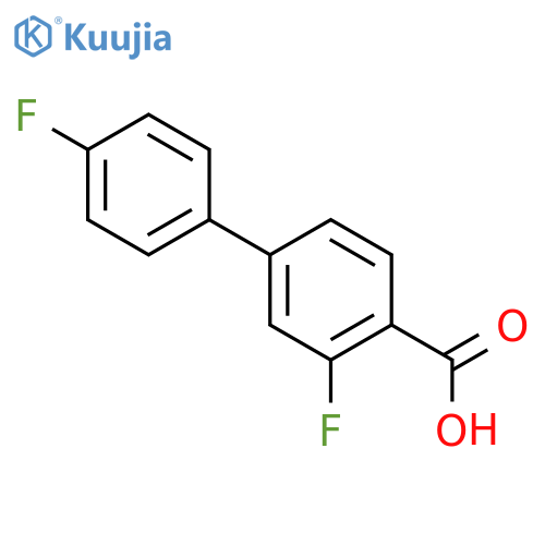 4-(4-Fluorophenyl)-2-fluorobenzoic acid structure