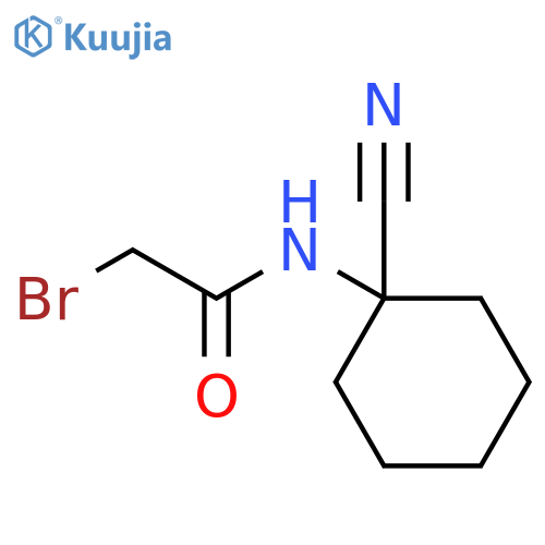 Acetamide, 2-bromo-N-(1-cyanocyclohexyl)- structure