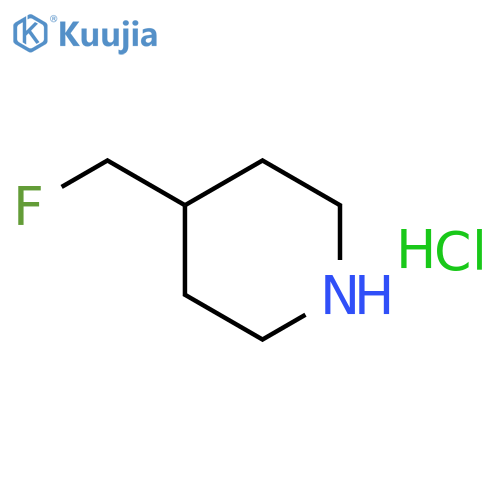 4-(fluoromethyl)piperidine hydrochloride structure