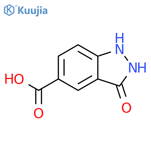 3-Oxo-2,3-dihydro-1H-indazole-5-carboxylic acid structure