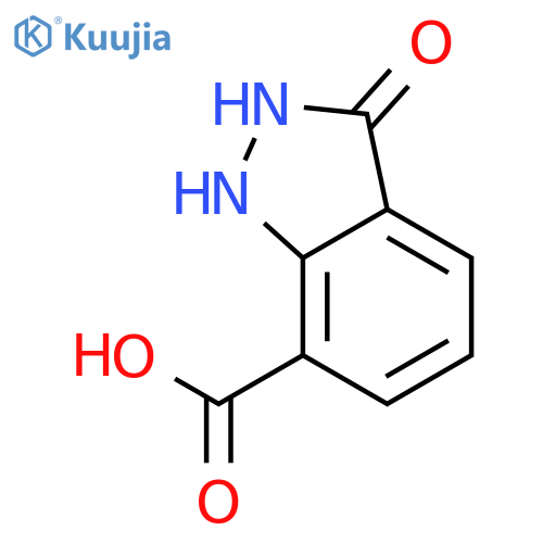 1H-Indazole-7-carboxylic acid, 2,3-dihydro-3-oxo- structure
