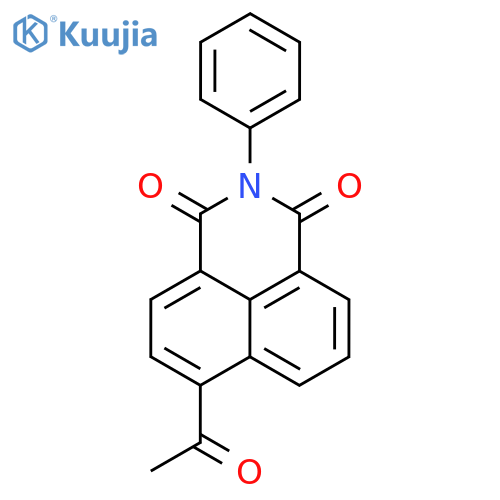 10-acetyl-3-phenyl-3-azatricyclo7.3.1.0^{5,13}trideca-1(13),5,7,9,11-pentaene-2,4-dione structure
