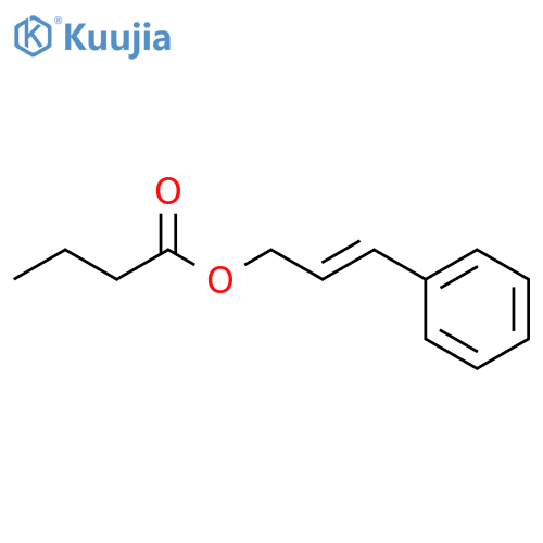 Butanoic acid, (2E)-3-phenyl-2-propenyl ester structure