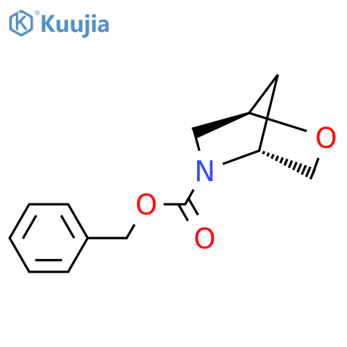 benzyl (1R,4R)-2-oxa-5-azabicyclo[2.2.1]heptane-5-carboxylate structure