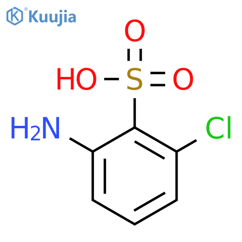 2-amino-6-chlorobenzene-1-sulfonic acid structure