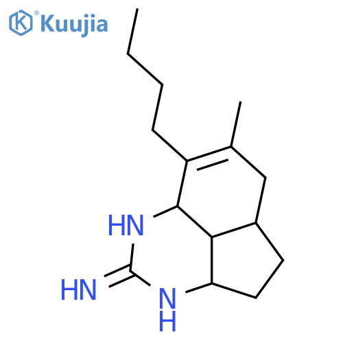 (3aS)-8-Butyl-1,3aα,4,5,5aβ,6,8aα,8bα-octahydro-7-methylcyclopenta[de]quinazoline-2-amine structure