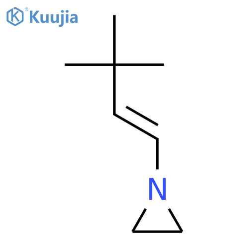 Aziridine,1-(3,3-dimethyl-1-buten-1-yl)- structure