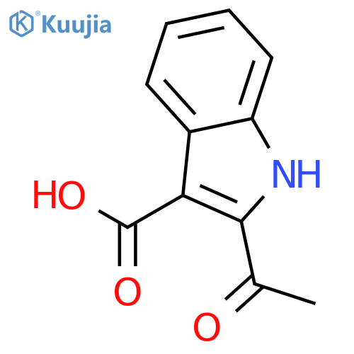 2-acetyl-1H-indole-3-carboxylic acid structure