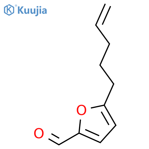 2-Furancarboxaldehyde, 5-(4-pentenyl)- structure