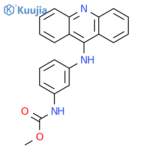 CARBAMIC ACID, [3-(9-ACRIDINYLAMINO)PHENYL]-, METHYL ESTER structure