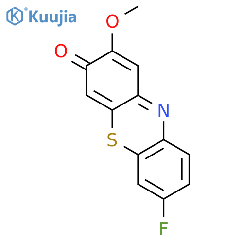 7-Fluoro-2-methoxy-3H-phenothiazin-3-one structure
