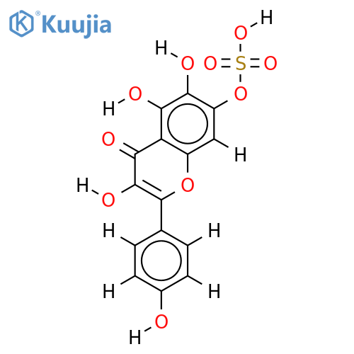 7-Sulfate-3,4',5,6,7-Pentahydroxyflavone structure