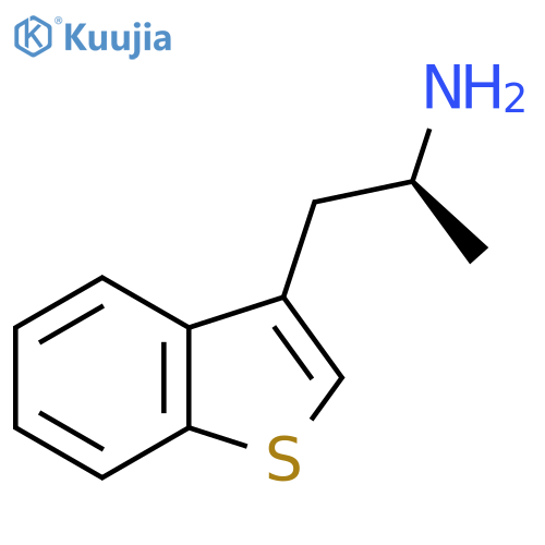 (2S)-1-(1-benzothiophen-3-yl)propan-2-amine structure