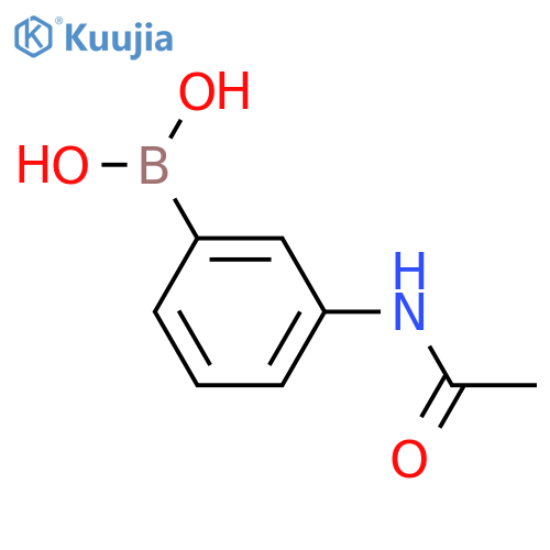(3-acetamidophenyl)boronic acid structure