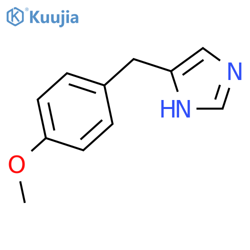 5-[(4-methoxyphenyl)methyl]-1H-Imidazole structure