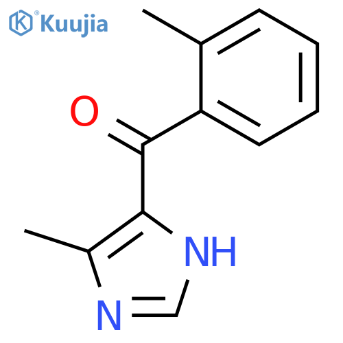 METHANONE, (5-METHYL-1H-IMIDAZOL-4-YL)(2-METHYLPHENYL)- structure