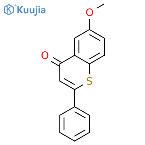 6-methoxy-2-phenyl-4H-thiochromen-4-one structure