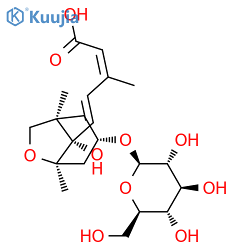 Dihydrophaseic acid 4'-O-beta-D-glucopyranoside structure