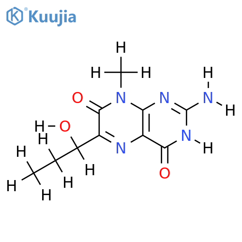 6-(1-Hydroxypropyl)-8-methylisoxanthopterin structure