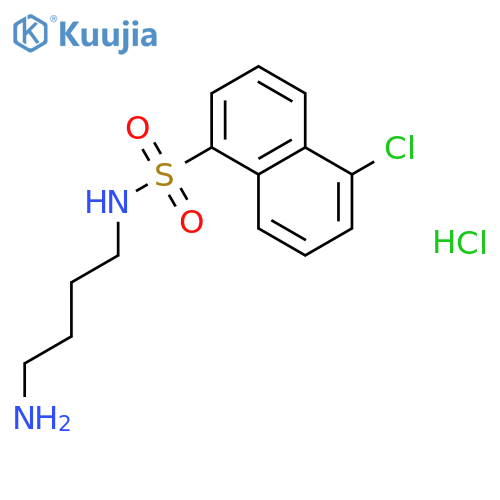 N-(4-aminobutyl)-5-chloro-1-naphthalenesulfonamide hydrochloride structure