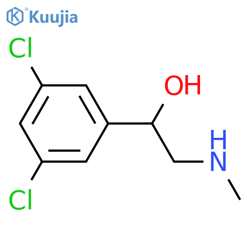1-(3,5-dichlorophenyl)-2-(methylamino)ethan-1-ol structure
