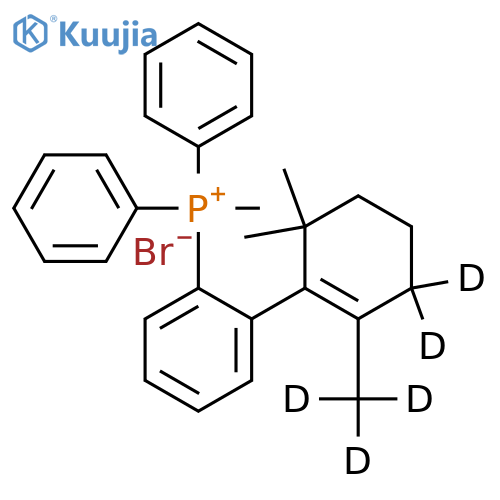 b-Cyclogeranyltriphenylphosphonium Bromide-d5 structure