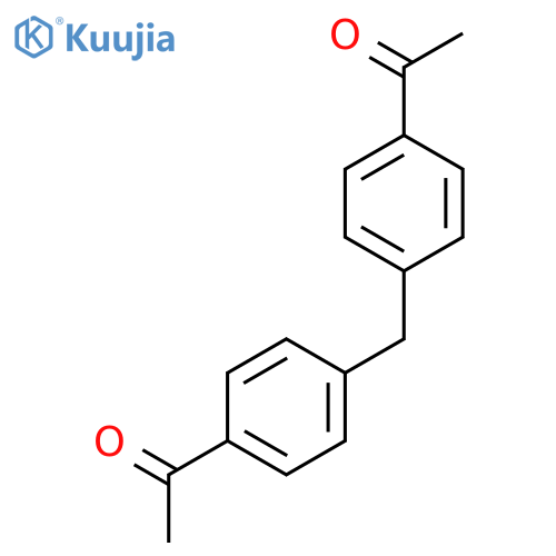 Bis(4-acetylphenyl)methane structure
