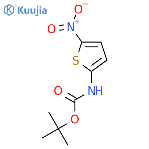 tert-butyl N-(5-nitrothiophen-2-yl)carbamate structure