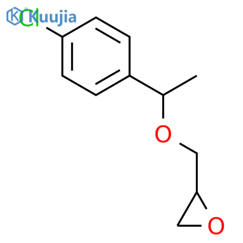 2-{1-(4-chlorophenyl)ethoxymethyl}oxirane structure