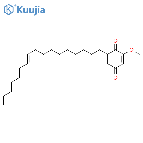 2,5-Cyclohexadiene-1,4-dione,2-(10-heptadecen-1-yl)-6-methoxy- structure